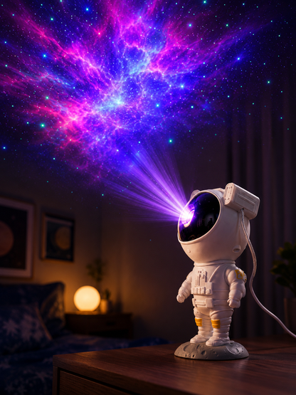 Lampara Astronauta Proyector GALAXIA