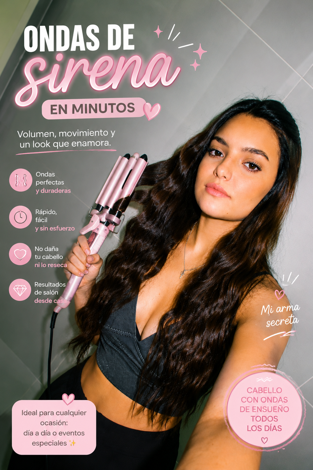 🧜‍♀️ Ondas de Sirena en Minutos